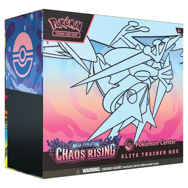 Pokemon TCG Center Elite Trainer Box : Mega Evolution Chaos Rising