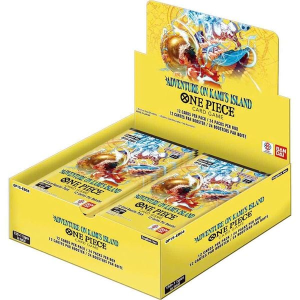 Thẻ bài TCG One Piece :  Adventure On Kami's Island  Booster Box OP 15 - EB04 (English)