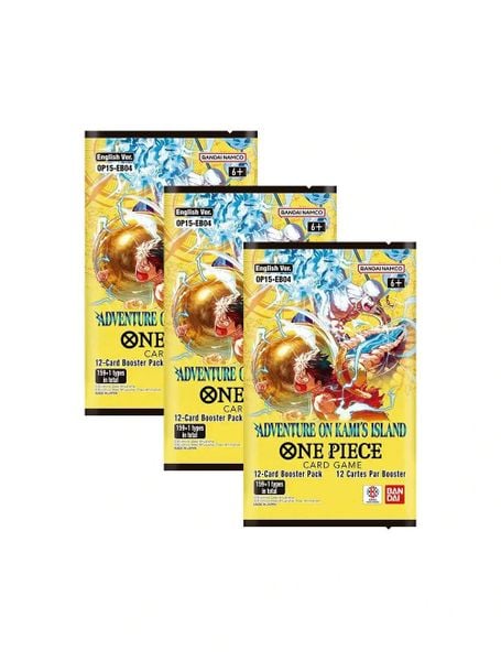 Thẻ bài TCG One Piece :  Adventure On Kami's Island  Booster Box OP 15 - EB04 (English)