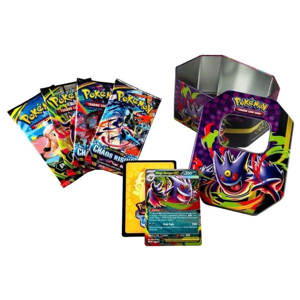 Pokemon TCG : Mega Moonlit Tins MEGA Clefable ex & MEGA Gengar ex