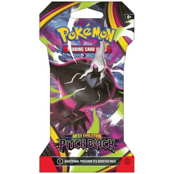 Pokemon TCG Sleeved Booster Pack : Mega Evolution Pitch Black