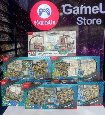 Pokemon TCG : Crown Zenith Sea & Sky Premium Collection 14 Packs