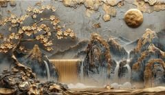 TRANH TREO PHÒNG KHÁCH - TRANH TRANG TRÍ - TRANH TREO TƯỜNG PHONG CẢNH THIÊN NHIÊN - KIỂU TRANH NGANG | MÃ T3D-1047898796