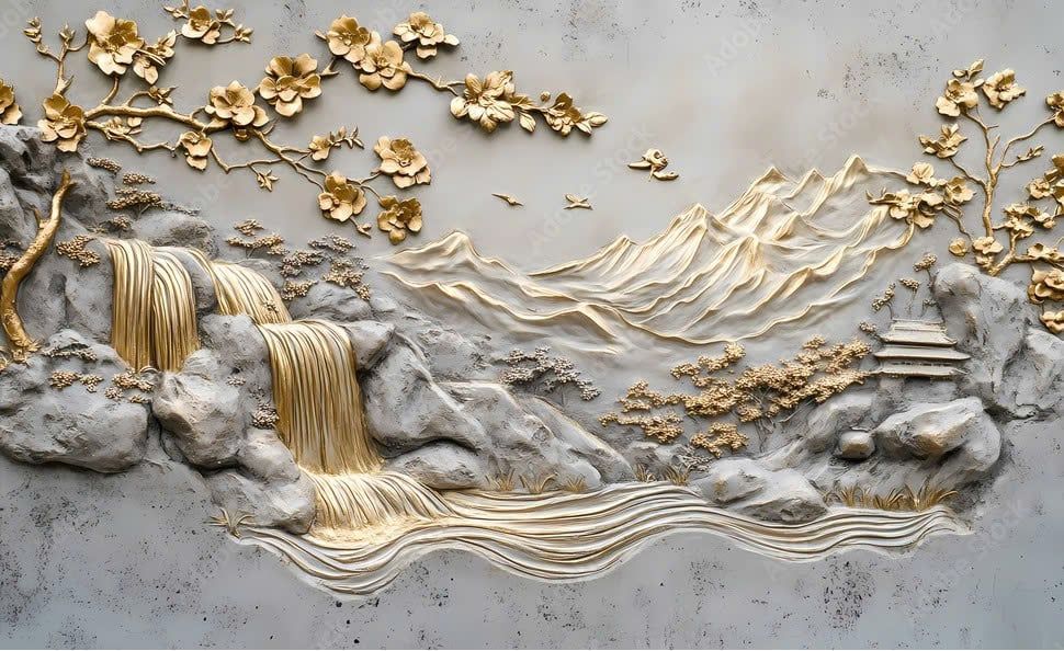 TRANH TREO PHÒNG KHÁCH - TRANH TRANG TRÍ - TRANH TREO TƯỜNG PHONG CẢNH THIÊN NHIÊN - KIỂU TRANH NGANG | MÃ T3D-1050958112