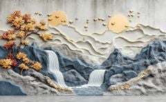 TRANH TREO PHÒNG KHÁCH - TRANH TRANG TRÍ - TRANH TREO TƯỜNG PHONG CẢNH THIÊN NHIÊN - KIỂU TRANH NGANG | MÃ T3D-1050943985