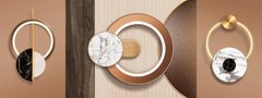 1061 - TRANH TREO PHÒNG KHÁCH SOFA - TRANH TRANG TRÍ - TRANH TREO TƯỜNG HIỆN ĐẠI TRỪU TƯỢNG - KIỂU TRANH GHÉP BỘ 3 BỨC | MÃ A1-1289