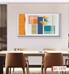 1071 - TRANH TREO PHÒNG ĂN, CAFE, NHÀ HÀNG - TRANH TRANG TRÍ - KIỂU TRANH LIỀN KHỔ | MÃ A1-1579