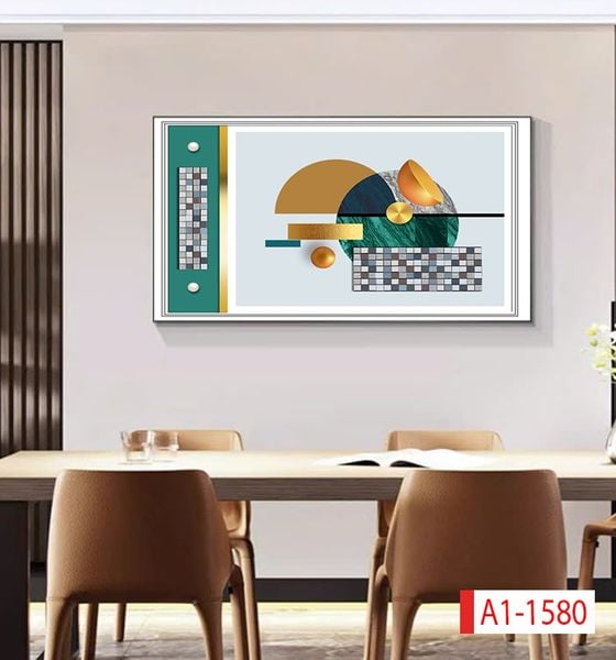 1072 - TRANH TREO PHÒNG ĂN, CAFE, NHÀ HÀNG - TRANH TRANG TRÍ - KIỂU TRANH LIỀN KHỔ | MÃ A1-1580