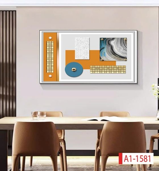 1073 - TRANH TREO PHÒNG ĂN, CAFE, NHÀ HÀNG - TRANH TRANG TRÍ - KIỂU TRANH LIỀN KHỔ | MÃ A1-1581