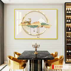 TRANH TREO PHÒNG ĂN, CAFE, NHÀ HÀNG - TRANH TRANG TRÍ - KIỂU TRANH LIỀN KHỔ | MÃ CT-001