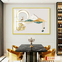 TRANH TREO PHÒNG ĂN, CAFE, NHÀ HÀNG - TRANH TRANG TRÍ - KIỂU TRANH LIỀN KHỔ | MÃ CT-002