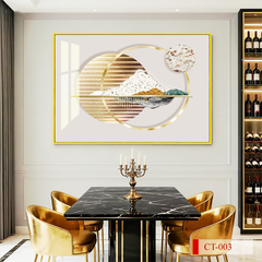 TRANH TREO PHÒNG ĂN, CAFE, NHÀ HÀNG - TRANH TRANG TRÍ - KIỂU TRANH LIỀN KHỔ | MÃ CT-003