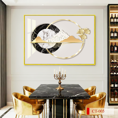 TRANH TREO PHÒNG ĂN, CAFE, NHÀ HÀNG - TRANH TRANG TRÍ - KIỂU TRANH LIỀN KHỔ | MÃ CT-005