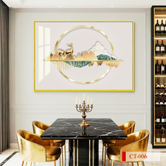 TRANH TREO PHÒNG ĂN, CAFE, NHÀ HÀNG - TRANH TRANG TRÍ - KIỂU TRANH LIỀN KHỔ | MÃ  CT-006