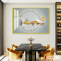 TRANH TREO PHÒNG ĂN, CAFE, NHÀ HÀNG - TRANH TRANG TRÍ - KIỂU TRANH LIỀN KHỔ | MÃ  CT-007