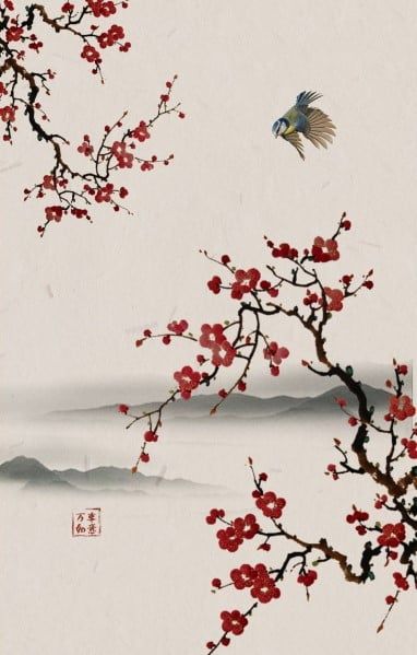 1281 - TRANH VẢI DÁN TƯỜNG PHÒNG KHÁCH - TRANH VẢI INDOCHINE - TRANH TRANG TRÍ | MÃ CT-071