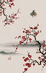 1281 - TRANH VẢI DÁN TƯỜNG PHÒNG KHÁCH - TRANH VẢI INDOCHINE - TRANH TRANG TRÍ | MÃ CT-071