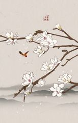 1282 - TRANH VẢI DÁN TƯỜNG PHÒNG KHÁCH - TRANH VẢI INDOCHINE - TRANH TRANG TRÍ | MÃ CT-072