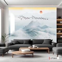 TẤM ỐP TƯỜNG PVC - VÁCH TRANG TRÍ - TẤM ỐP TRANG TRÍ PHÒNG KHÁCH, VÁCH TIVI - TẤM ỐP VÂN ĐÁ PHONG CẢNH | MÃ DT083