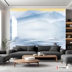 TẤM ỐP TƯỜNG PVC - VÁCH TRANG TRÍ - TẤM ỐP TRANG TRÍ PHÒNG KHÁCH, VÁCH TIVI - TẤM ỐP VÂN ĐÁ PHONG CẢNH | MÃ DT086