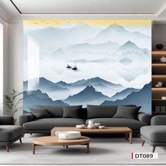 TẤM ỐP TƯỜNG PVC - VÁCH TRANG TRÍ - TẤM ỐP TRANG TRÍ PHÒNG KHÁCH, VÁCH TIVI - TẤM ỐP VÂN ĐÁ PHONG CẢNH | MÃ DT089