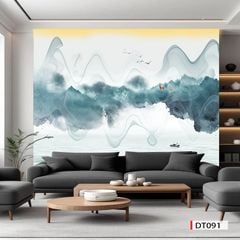 TẤM ỐP TƯỜNG PVC - VÁCH TRANG TRÍ - TẤM ỐP TRANG TRÍ PHÒNG KHÁCH, VÁCH TIVI - TẤM ỐP VÂN ĐÁ PHONG CẢNH | MÃ DT091