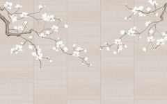 TRANH VẢI DÁN TƯỜNG PHÒNG KHÁCH - TRANH VẢI HOA 3D - TRANH TRANG TRÍ | MÃ DT169