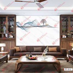 TẤM ỐP TƯỜNG PVC - VÁCH TRANG TRÍ - TẤM ỐP TRANG TRÍ PHÒNG KHÁCH, VÁCH TIVI - TẤM ỐP VÂN ĐÁ TRỪU TƯỢNG | MÃ FF-012
