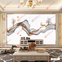 TẤM ỐP TƯỜNG PVC - VÁCH TRANG TRÍ - TẤM ỐP TRANG TRÍ PHÒNG KHÁCH, VÁCH TIVI - TẤM ỐP VÂN ĐÁ TRỪU TƯỢNG | MÃ FF-114