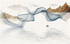 TẤM ỐP TƯỜNG PVC - VÁCH TRANG TRÍ - TẤM ỐP TRANG TRÍ PHÒNG KHÁCH, VÁCH TIVI - TẤM ỐP VÂN ĐÁ TRỪU TƯỢNG | MÃ FF-125