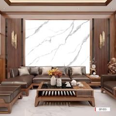 TRANH VÂN ĐÁ HIỆN ĐẠI KẾT HỢP - TẤM ỐP TRANG TRÍ PHÒNG KHÁCH, VÁCH TIVI - TẤM ỐP VÂN ĐÁ CẨM THẠCH  | MÃ GF-055