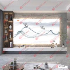 TẤM ỐP TƯỜNG PVC - VÁCH TRANG TRÍ - TẤM ỐP TRANG TRÍ PHÒNG KHÁCH, VÁCH TIVI - TẤM ỐP VÂN ĐÁ TRỪU TƯỢNG | MÃ GF-067