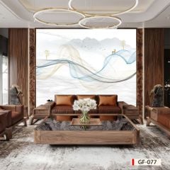 BST161 - TẤM ỐP TƯỜNG PVC - VÁCH TRANG TRÍ - TẤM ỐP TRANG TRÍ PHÒNG KHÁCH, VÁCH TIVI - TẤM ỐP VÂN ĐÁ TRỪU TƯỢNG