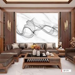 TẤM ỐP TƯỜNG PVC - VÁCH TRANG TRÍ - TẤM ỐP TRANG TRÍ PHÒNG KHÁCH, VÁCH TIVI - TẤM ỐP VÂN ĐÁ TRỪU TƯỢNG | MÃ GF-174