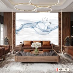 BST161 - TẤM ỐP TƯỜNG PVC - VÁCH TRANG TRÍ - TẤM ỐP TRANG TRÍ PHÒNG KHÁCH, VÁCH TIVI - TẤM ỐP VÂN ĐÁ TRỪU TƯỢNG