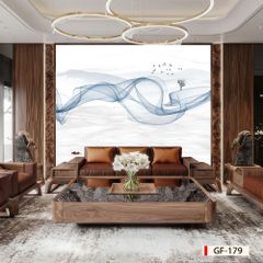 986 - TẤM ỐP TƯỜNG PVC - VÁCH TRANG TRÍ - TẤM ỐP TRANG TRÍ PHÒNG KHÁCH, VÁCH TIVI - TẤM ỐP VÂN ĐÁ TRỪU TƯỢNG | MÃ GF-179
