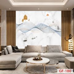 1041 - TẤM ỐP TƯỜNG PVC - VÁCH TRANG TRÍ - TẤM ỐP TRANG TRÍ PHÒNG KHÁCH, VÁCH TIVI - TẤM ỐP VÂN ĐÁ TRỪU TƯỢNG | MÃ GF-186