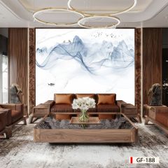 1042 - TẤM ỐP TƯỜNG PVC - VÁCH TRANG TRÍ - TẤM ỐP TRANG TRÍ PHÒNG KHÁCH, VÁCH TIVI - TẤM ỐP VÂN ĐÁ TRỪU TƯỢNG | MÃ GF-188