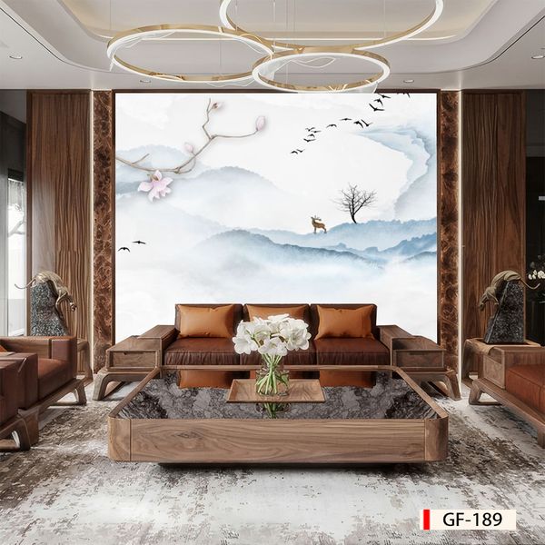 1043 - TẤM ỐP TƯỜNG PVC - VÁCH TRANG TRÍ - TẤM ỐP TRANG TRÍ PHÒNG KHÁCH, VÁCH TIVI - TẤM ỐP VÂN ĐÁ TRỪU TƯỢNG | MÃ GF-189