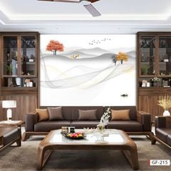 TẤM ỐP TƯỜNG PVC - VÁCH TRANG TRÍ - TẤM ỐP TRANG TRÍ PHÒNG KHÁCH, VÁCH TIVI - TẤM ỐP VÂN ĐÁ TRỪU TƯỢNG | MÃ GF-215