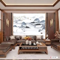 TẤM ỐP TƯỜNG PVC - VÁCH TRANG TRÍ - TẤM ỐP TRANG TRÍ PHÒNG KHÁCH, VÁCH TIVI - TẤM ỐP VÂN ĐÁ PHONG CẢNH | MÃ GF-330