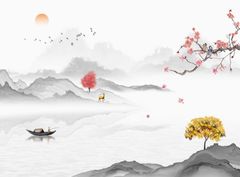 1261 -  TẤM ỐP TRANG TRÍ PHÒNG KHÁCH, VÁCH TIVI - VÁCH TRANG TRÍ - TẤM ỐP VÂN ĐÁ PHONG CẢNH | MÃ HH-229