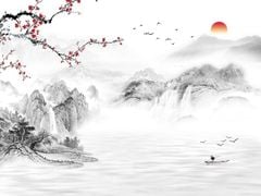 1268 -  TẤM ỐP TRANG TRÍ PHÒNG KHÁCH, VÁCH TIVI - VÁCH TRANG TRÍ - TẤM ỐP VÂN ĐÁ PHONG CẢNH | MÃ HH-239