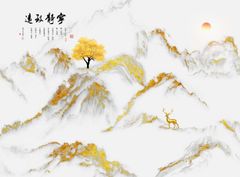 1270 -  TẤM ỐP TRANG TRÍ PHÒNG KHÁCH, VÁCH TIVI - VÁCH TRANG TRÍ - TẤM ỐP VÂN ĐÁ PHONG CẢNH | MÃ HH-241