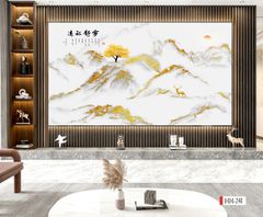 1270 -  TẤM ỐP TRANG TRÍ PHÒNG KHÁCH, VÁCH TIVI - VÁCH TRANG TRÍ - TẤM ỐP VÂN ĐÁ PHONG CẢNH | MÃ HH-241