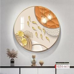 1241 - TRANH TREO TƯỜNG PHÒNG KHÁCH - TRANH TRANG TRÍ - TRANH TREO TƯỜNG CÁ HIỆN ĐẠI - KIỂU TRANH TRÒN| MÃ HZH-6613