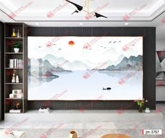 TẤM ỐP TƯỜNG PVC - VÁCH TRANG TRÍ - TẤM ỐP TRANG TRÍ PHÒNG KHÁCH, VÁCH TIVI - TẤM ỐP VÂN ĐÁ PHONG CẢNH | MÃ jm-3797