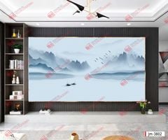 TẤM ỐP TƯỜNG PVC - VÁCH TRANG TRÍ - TẤM ỐP TRANG TRÍ PHÒNG KHÁCH, VÁCH TIVI - TẤM ỐP VÂN ĐÁ PHONG CẢNH | MÃ jm-3802