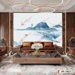 TẤM ỐP TƯỜNG PVC - VÁCH TRANG TRÍ - TẤM ỐP TRANG TRÍ PHÒNG KHÁCH, VÁCH TIVI - TẤM ỐP VÂN ĐÁ PHONG CẢNH | MÃ jm-3803