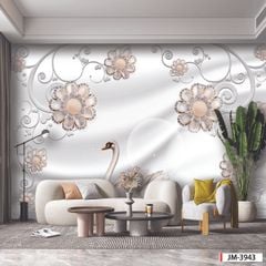 1236 - TRANH DÁN TƯỜNG PHÒNG KHÁCH SAU SOFA - TRANH TRANG TRÍ - TRANH DÁN TƯỜNG HIỆN ĐẠI - KIỂU TRANH LIỀN KHỔ| MÃ jm-3943a